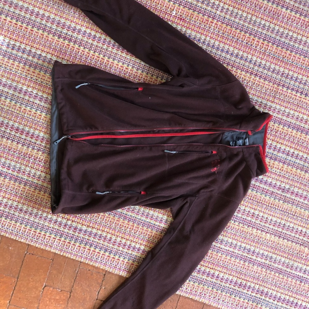 Mountain Hardwear red fleece
